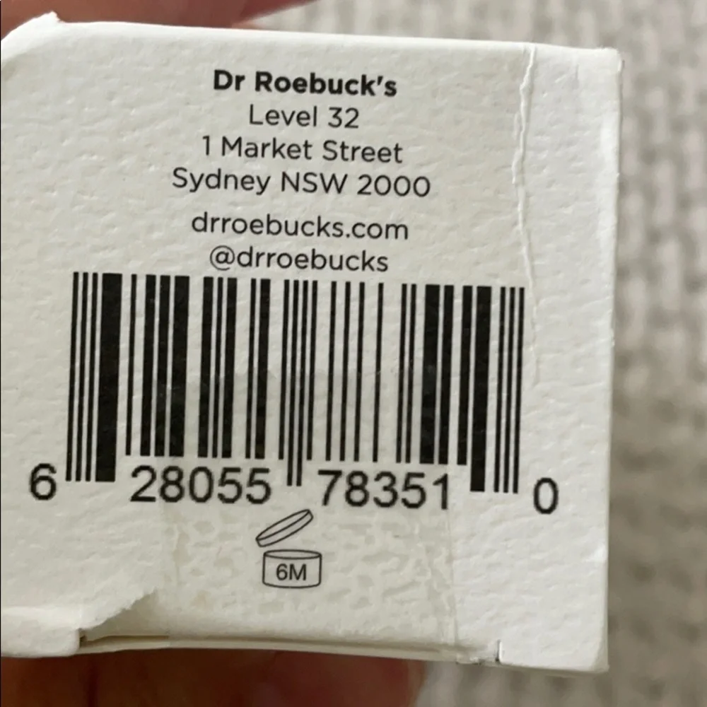 Anthropology Dr. Roebuck's Hydrating mask NWB